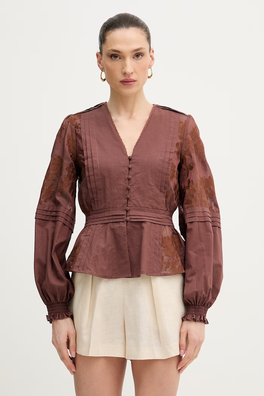 Silvian Heach košilová halenka dámská bavlněná AGRIN