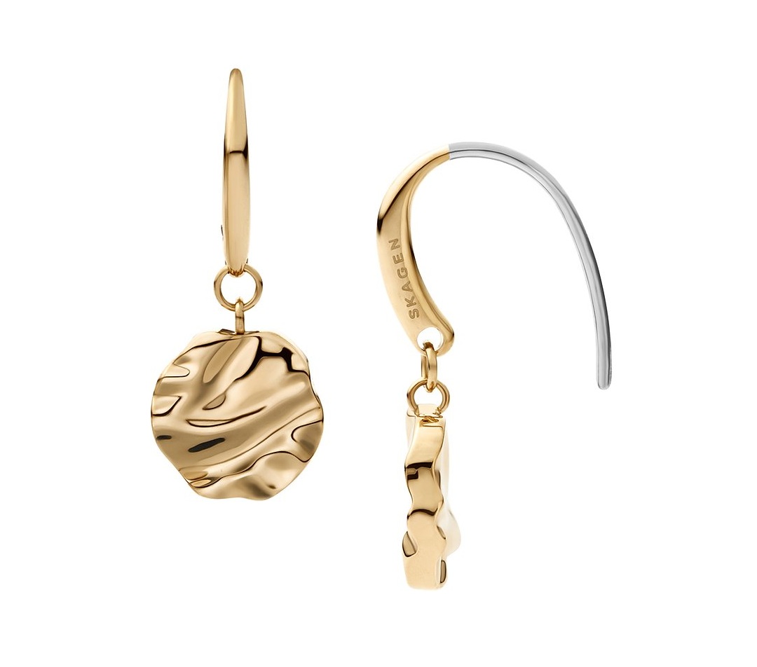 Skagen Moderní visací náušnice z oceli Moderne Stak SKJ1883710