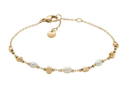 Skagen Pozlacený náramek s perlami Agnethe SKJ1880710