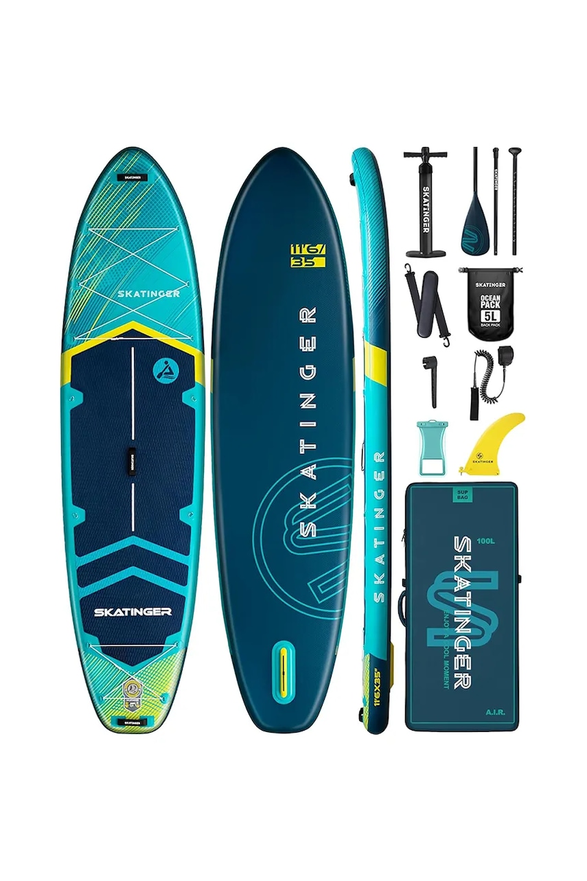 Skatinger  Plavecká deska s příslušenstvím  SUP Asiaticus 350 x 89 x 15 cm (11'6')