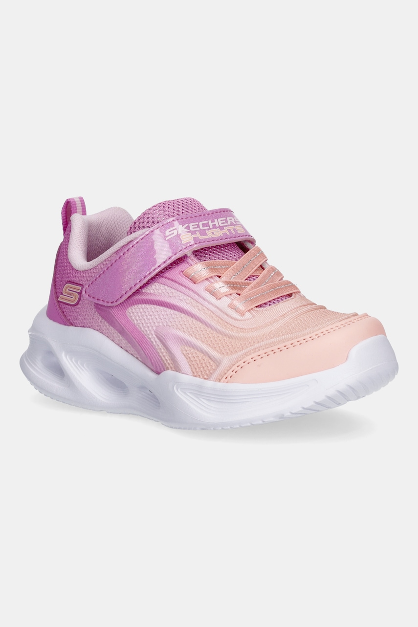 Skechers   SOLA GLOW - COLOR BR sneakers boty dětské