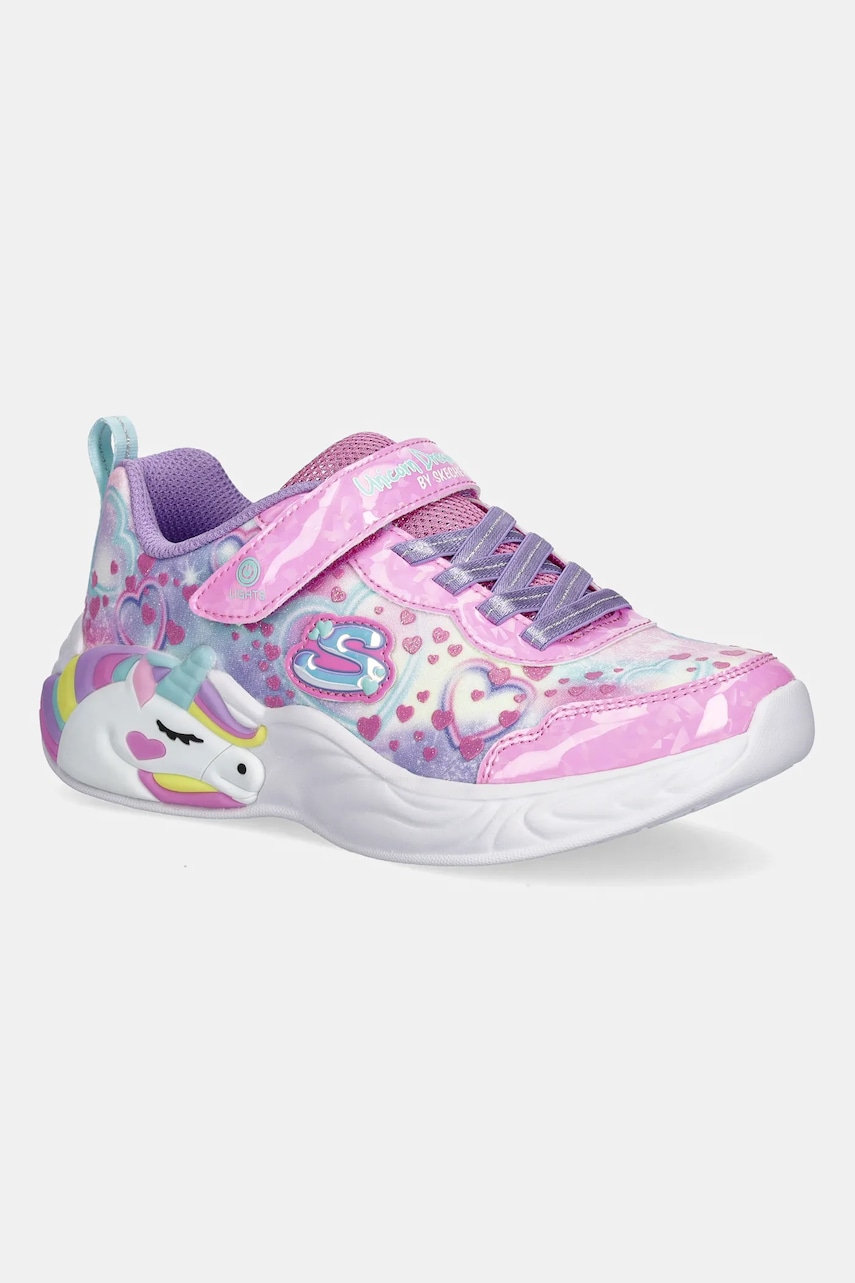 Skechers  UNICORN DREAMS - HEART SPARKL sneakers boty dětské