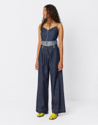 SKFK Almike GOTS Trouser Raw Denim 36