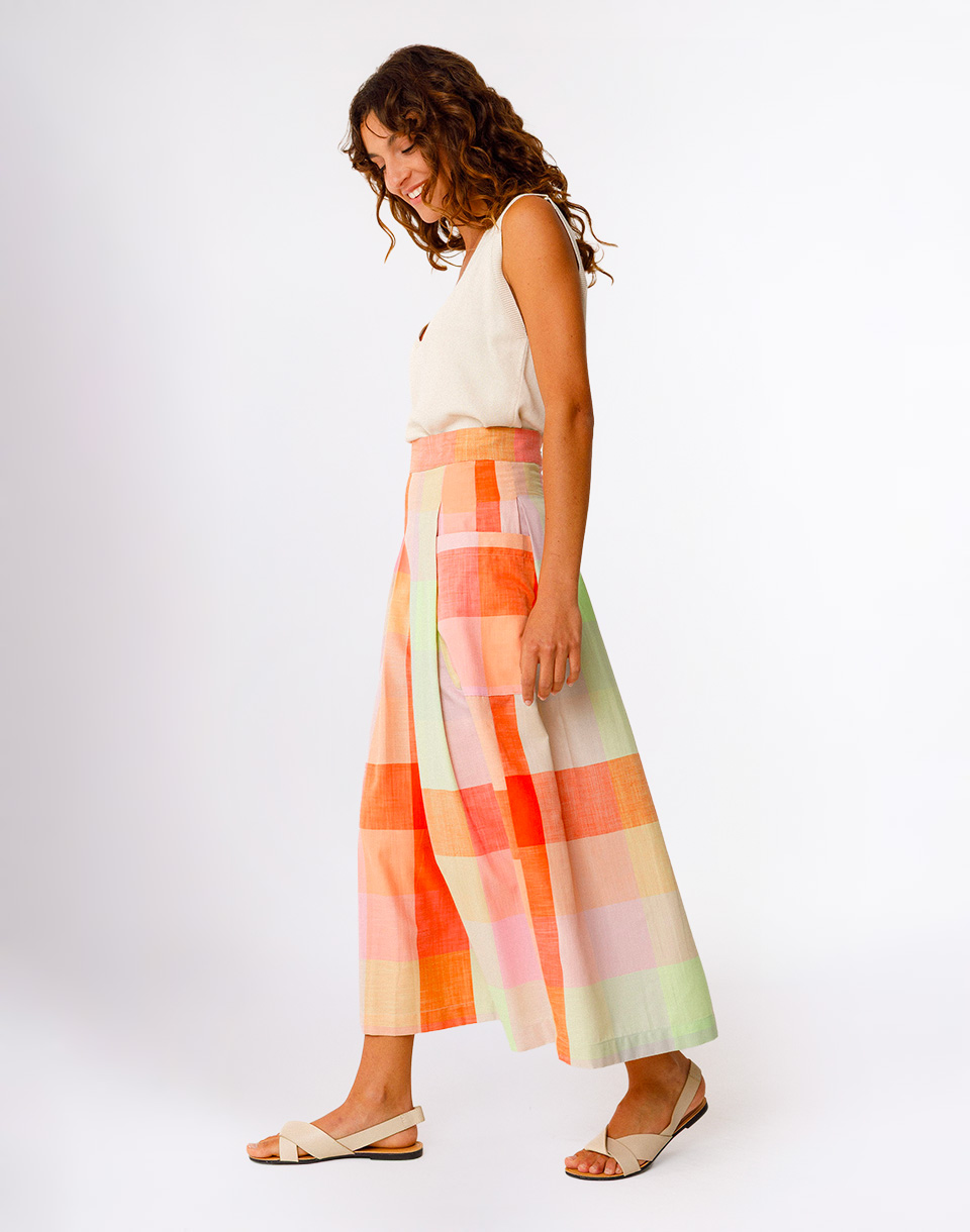 SKFK Irama Skirt S26ZML CHECKS 36