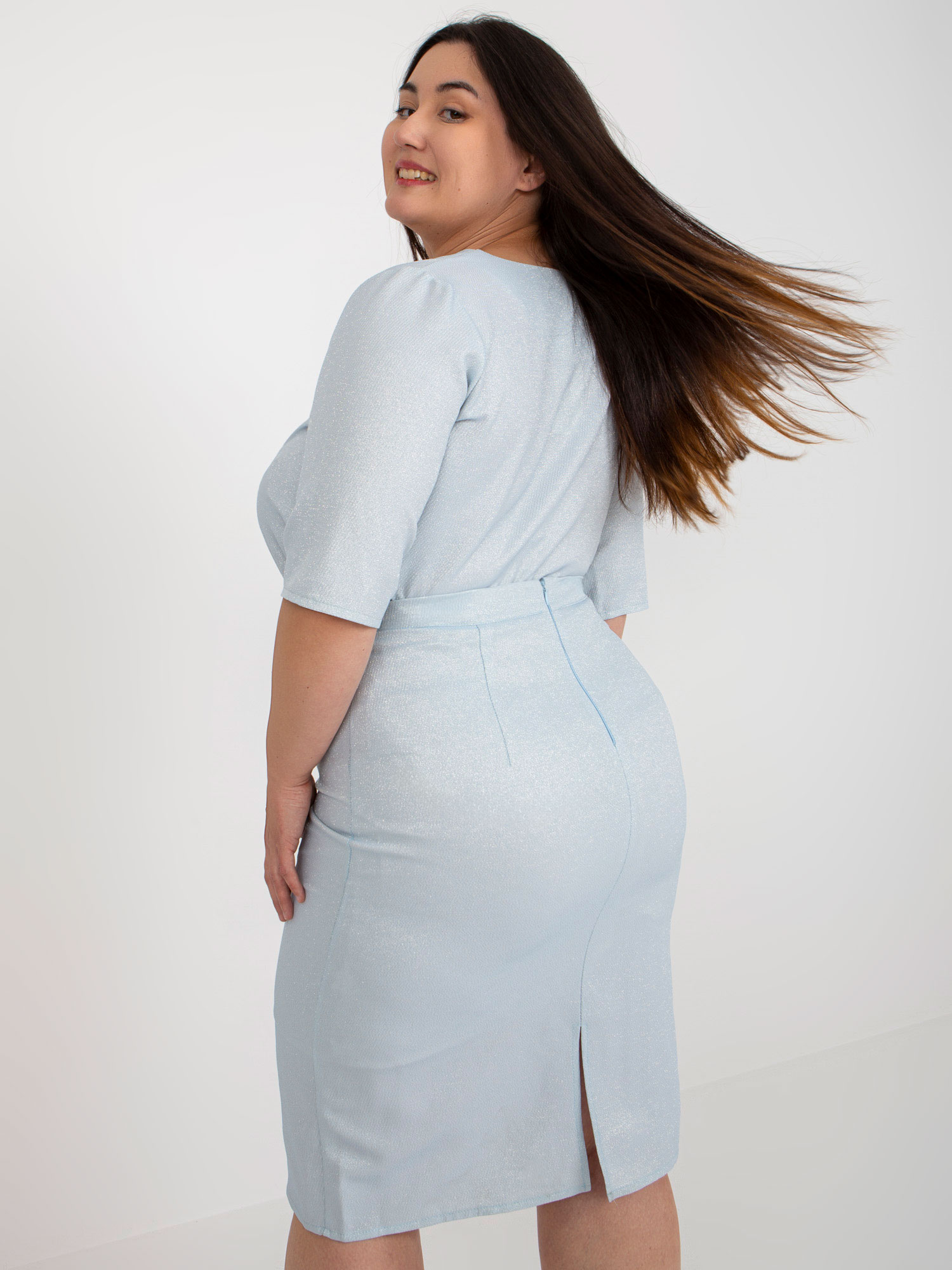 Skirt-LK-SD-506697.95-Light Blue