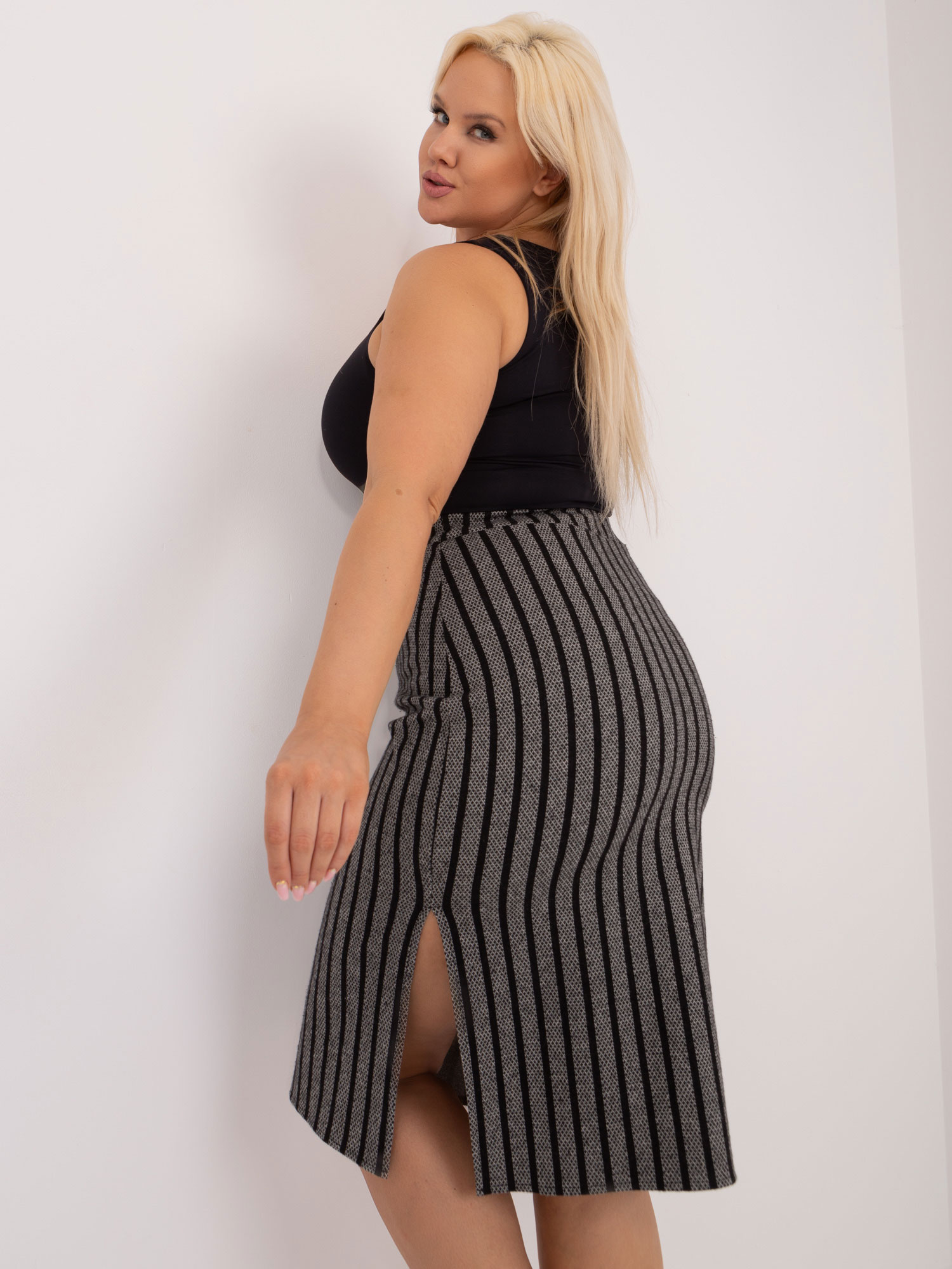 Skirt-LK-SD-509514-1.43-grey-black