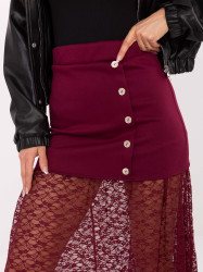 Skirt-MI-SD-3292.09P-burgundy