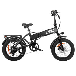 Skládací elektro fat bike inSPORTline ISL Baxom 840Wh 20" 16,5" (170-205 cm) Black