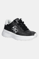 Sneakers boty Guess LUCKEI černá barva, FLPLUC ELE12