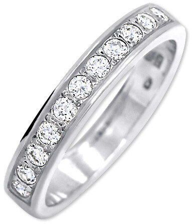 Soliter Stříbrný prsten s krystaly 426 001 00299 04 48 mm
