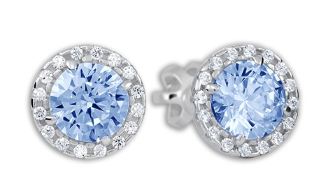 Soliter Úchvatné náušnice z bílého zlata se zirkony 239 001 00957 0700500