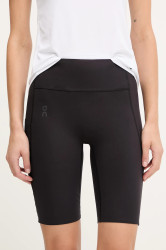 Šortky na jógu On Studio dámské, černá barva, high waist, 1WF12550553