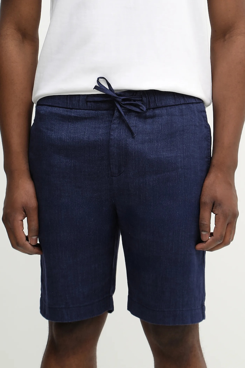 Šortky s přídavkem lnu Frescobol Carioca
