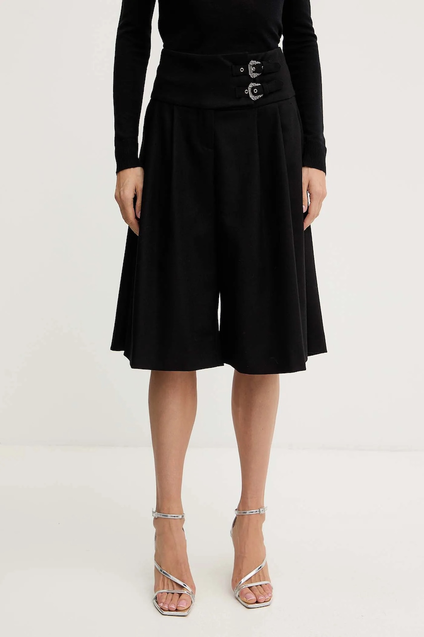 Šortky z vlněné směsi Versace Jeans Couture