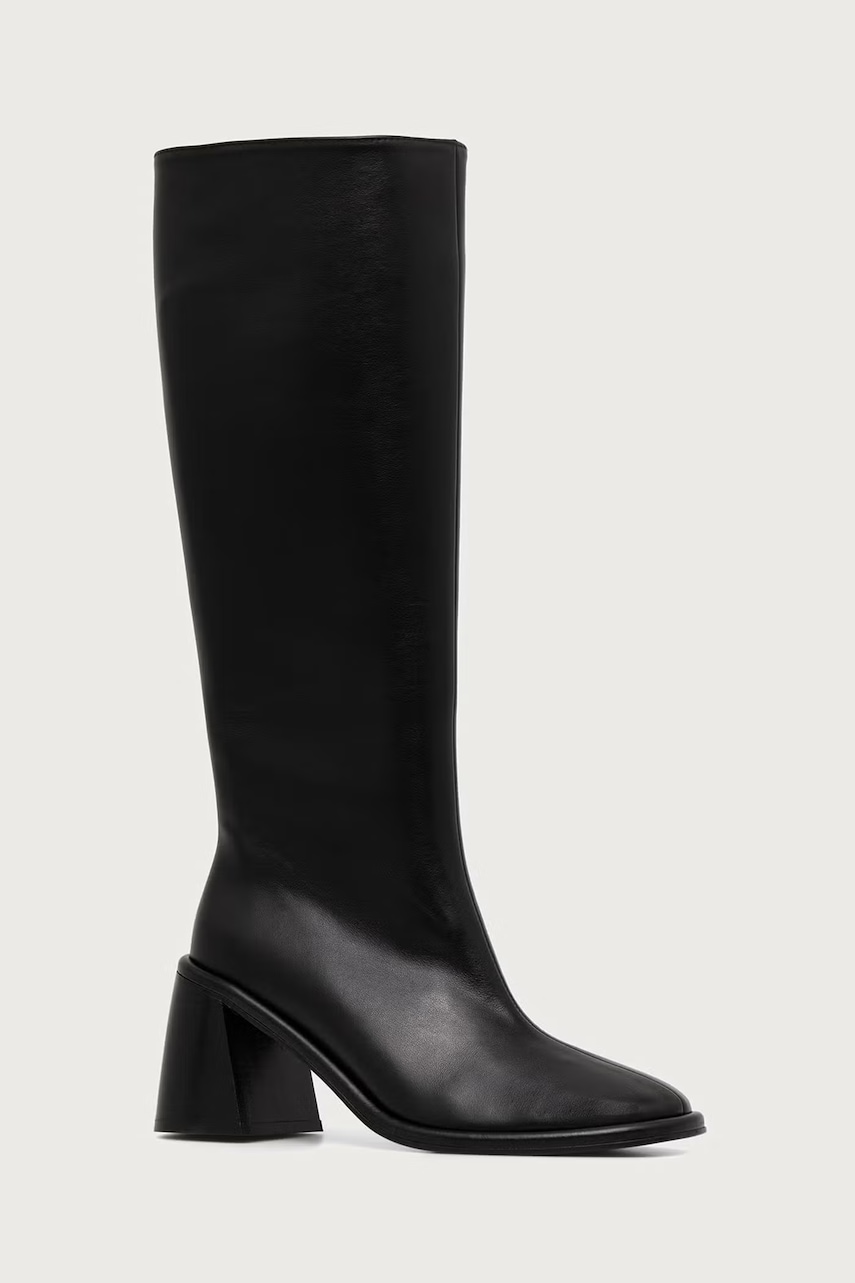 Souliers Martinez  kozačky nad kolena dámské kožené TRIANA