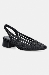 Souliers Martinez  lodičky s otevřenou patou kožené NOVA TARRAGONA