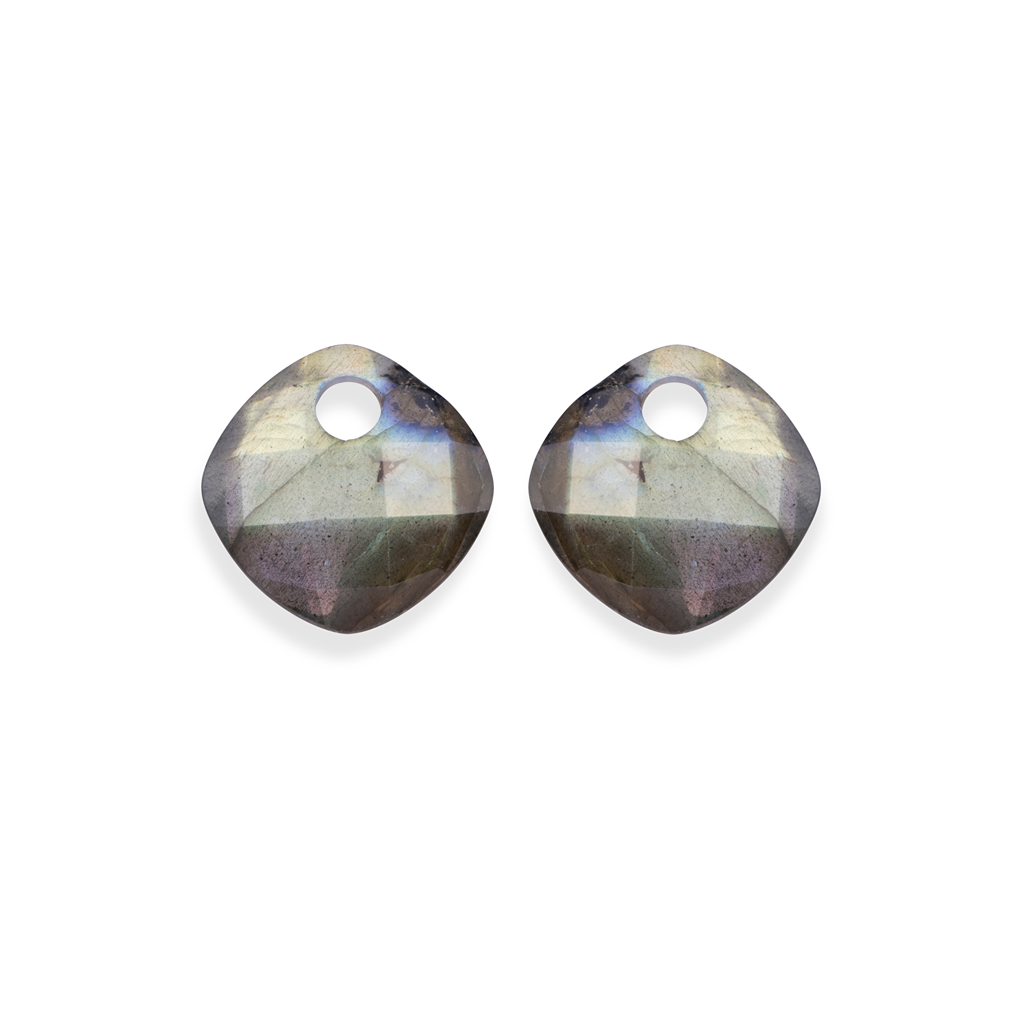 Sparkling Jewels Přívěsky na náušnice z labradoritu EAGEM18-CC
