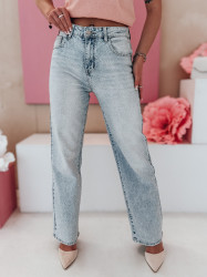 Spodnie damskie wide leg jeansowe DIAMONTI niebieskie Dstreet