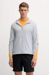 Sportovní bunda Under Armour Velociti Storm šedá barva, přechodná, 6005900