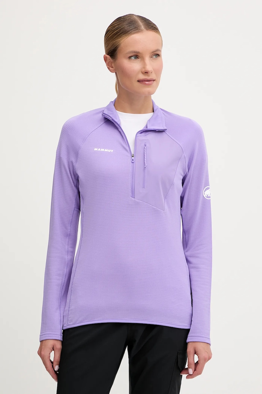 Sportovní mikina Mammut Aenergy Light zelená barva, s aplikací, 1014-05531