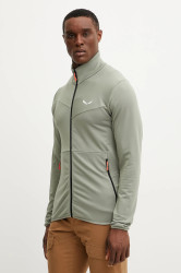 Sportovní mikina Salewa Puez Cammino zelená barva, 00.0000029094