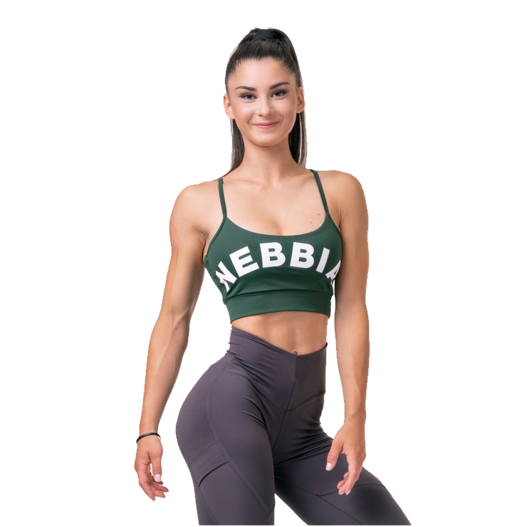Sportovní podprsenka Nebbia Classic Hero 579 Dark Green S