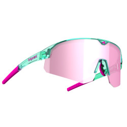 Sportovní sluneční brýle Tripoint Lake Victoria • 35g Transparent Neon Turquoise Brown /w Pink Multi Cat.3