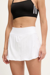Sportovní sukně adidas Performance Tennis bílá barva, mini, áčková, JE7102