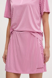 Sportovní sukně Peak Performance růžová barva, mini, áčková, G80378