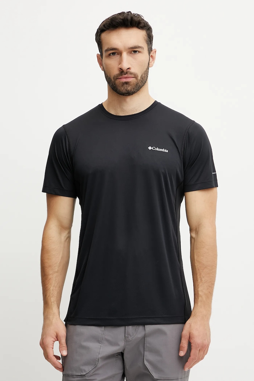 Sportovní tričko Columbia Zero Rules černá barva, 2118501