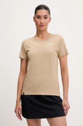 Sportovní tričko Salewa Eagle Nature dámské, béžová barva, 00.0000029109