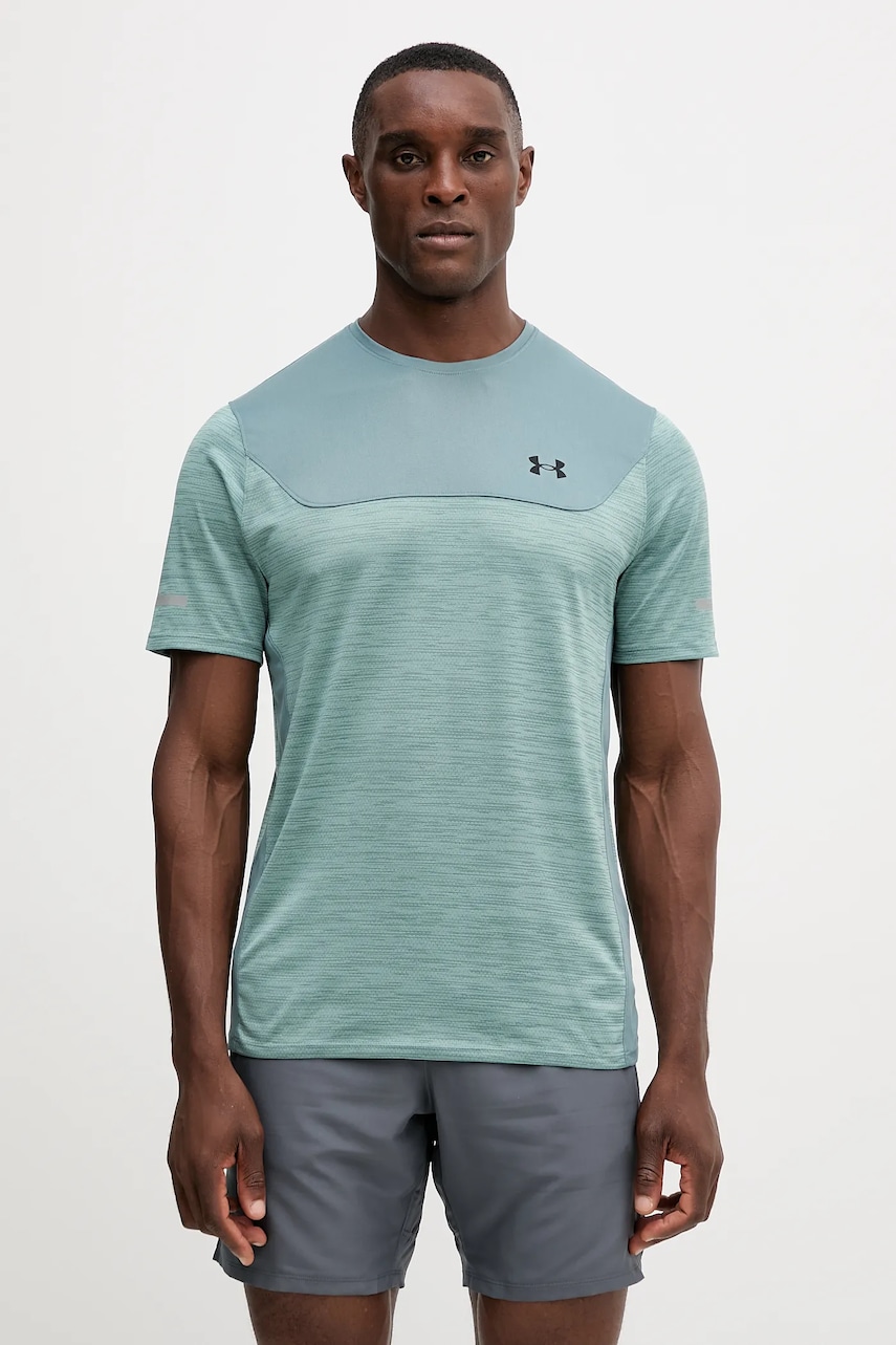 Sportovní tričko Under Armour UA Tech Utility pánské, zelená barva, 6004965