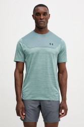Sportovní tričko Under Armour UA Tech Utility pánské, zelená barva, 6004965