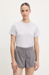 Sportovní triko The North Face Foundation Vertical dámské, modrá barva, NF0A8BR00TI1