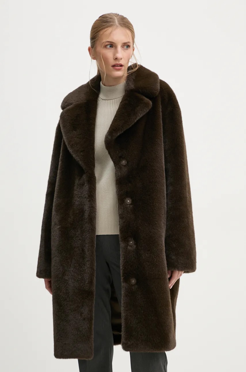 Stand Studio  kabát z umělé kožešiny dámský Camille Cocoon Coat