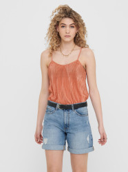 Starorůžový top ONLY Claudia - Dámské