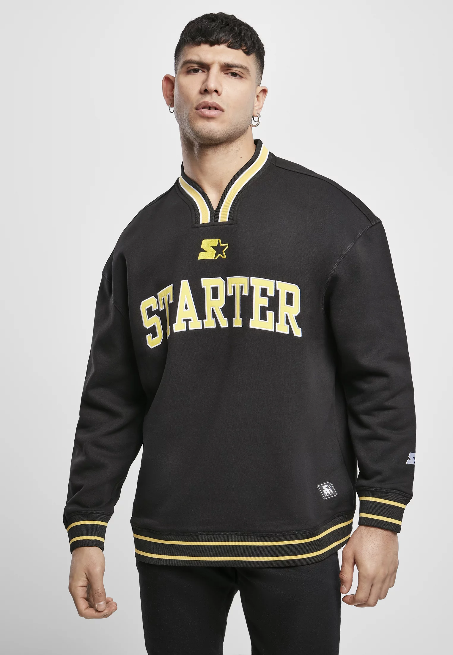 Starter Team Logo Retro Crew černo/zlatá
