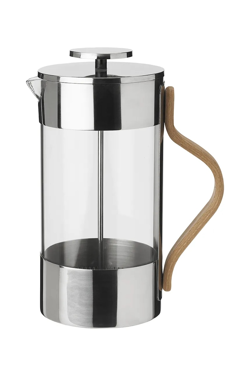 Stelton  moka konvička pístová ze skla 1 l
