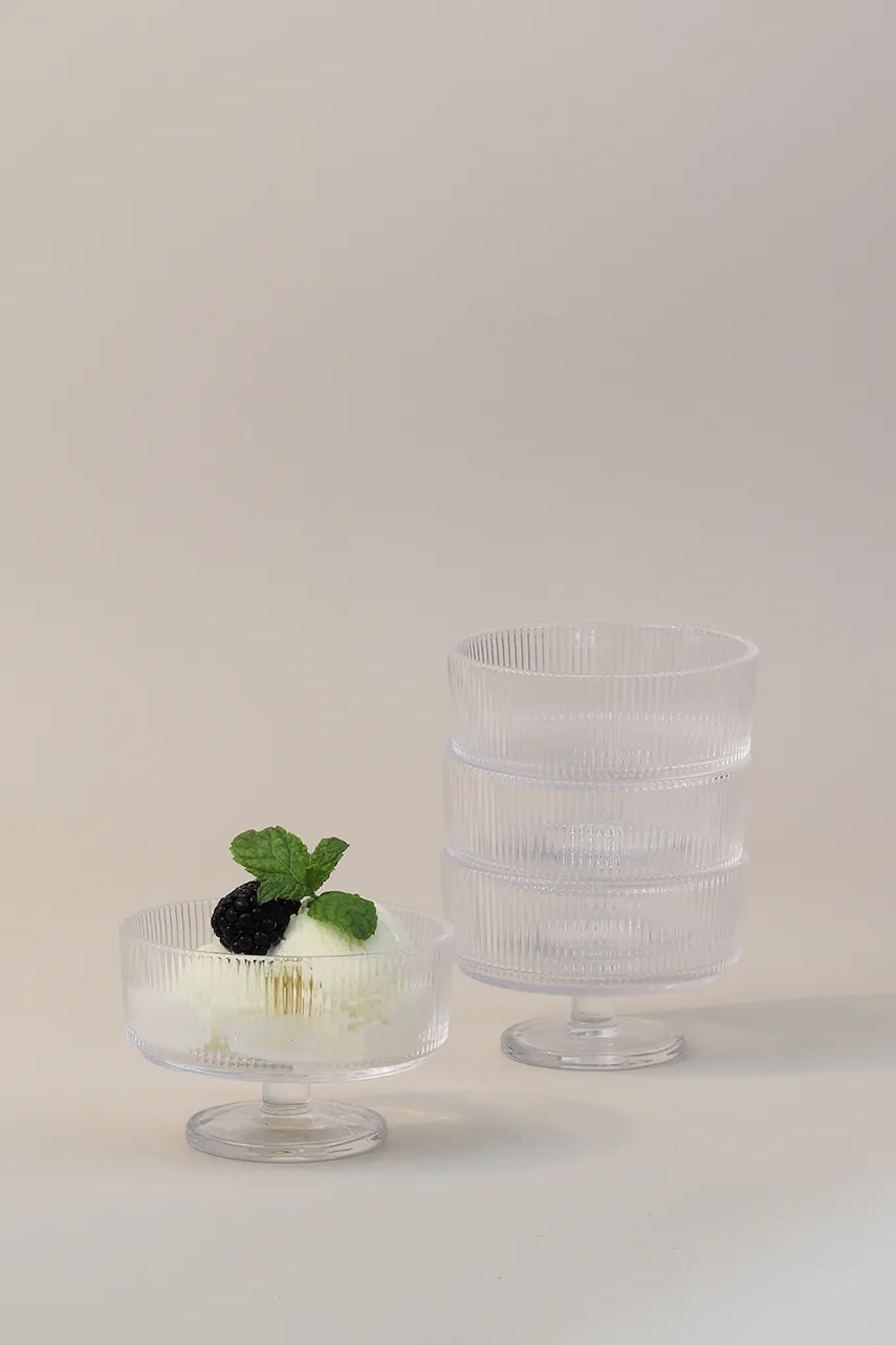 Stelton  sada misek pro servírování ze skla 11 cm