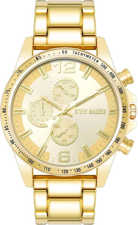 Steve Madden Analogové hodinky SM-9101CHGP