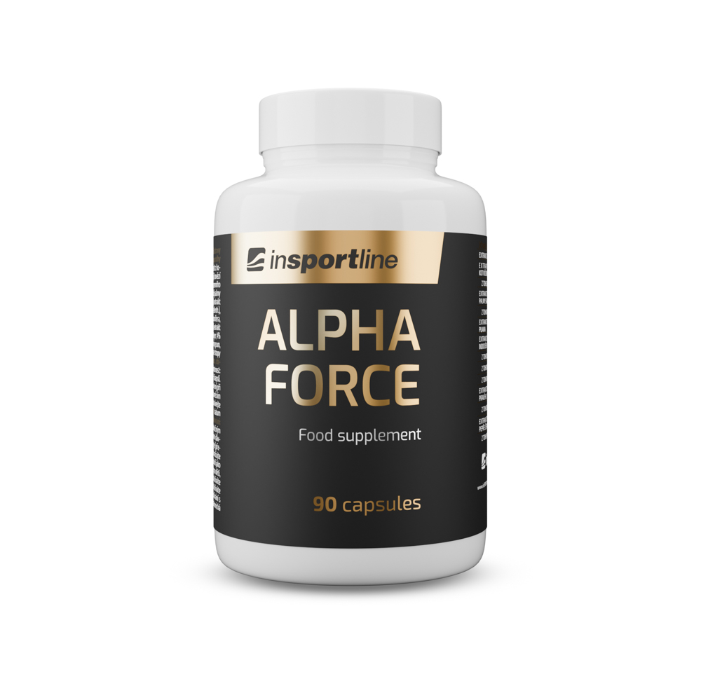 Stimulant inSPORTline AlphaForce, 90 kapslí, s extraktem z kotvičníku a dalších rostlin