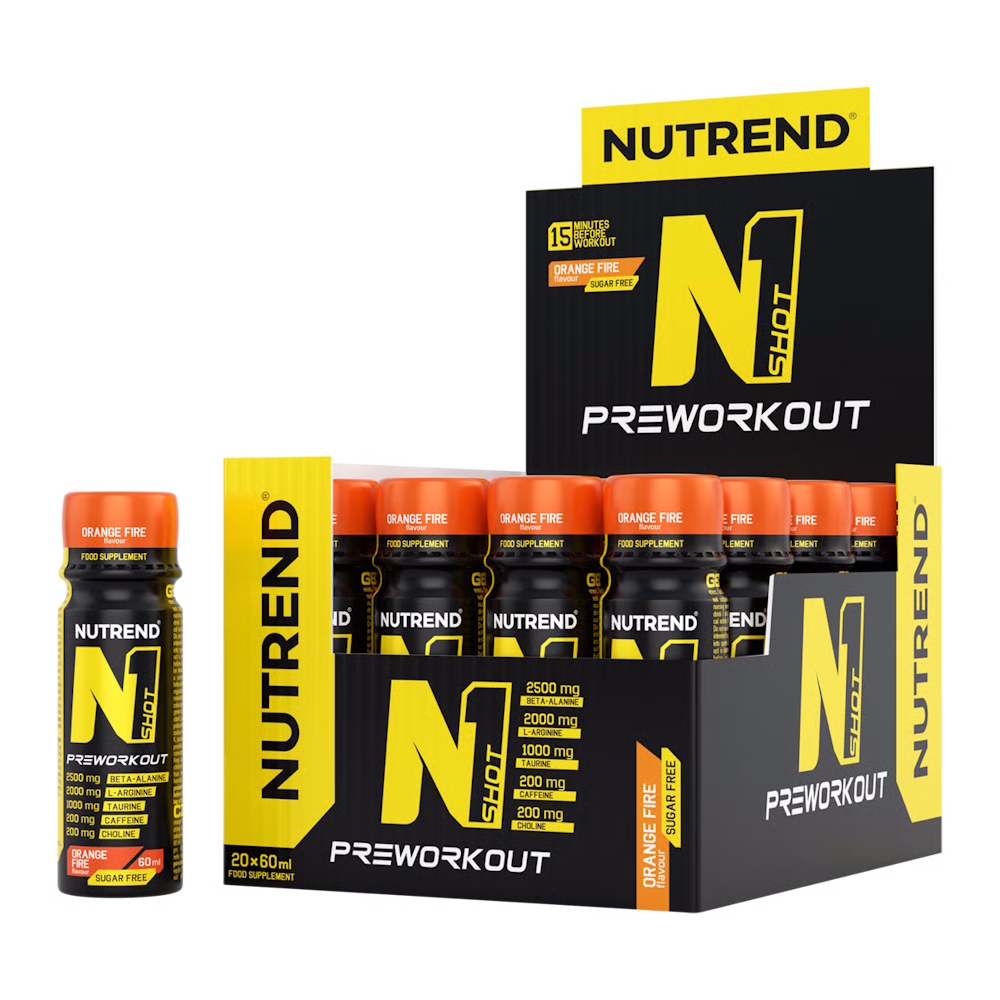 Stimulant Nutrend N1 Shot 20x60 ml orange fire