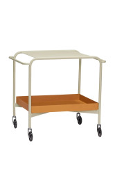 Stolek na kolečkách Hübsch Push Trolley 66 x 47 x 62 cm