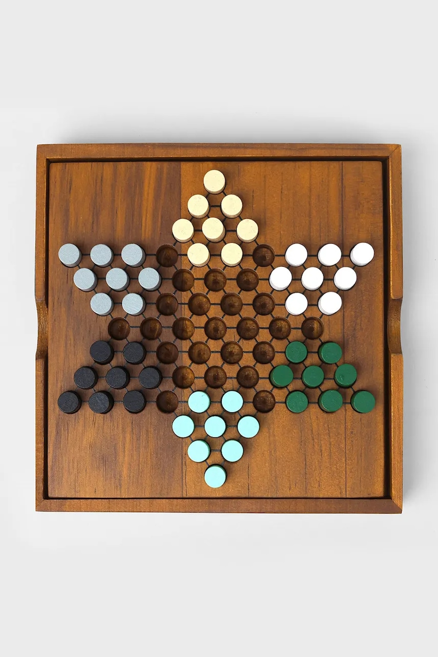 Stolní hra - Člověče, nezlob se! Luckies of London Chinese Checkers 14 x 26 cm