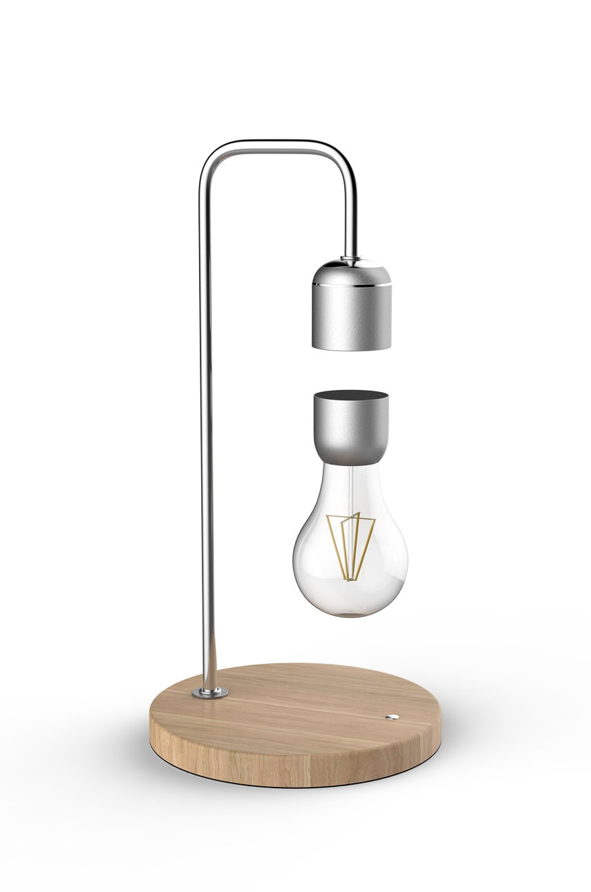 Stolní lampa s levitující žárovkou Allocacoc