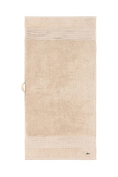 Středně velký bavlněný ručník Lacoste L LECROCO Cappuccino 50 x 100 cm