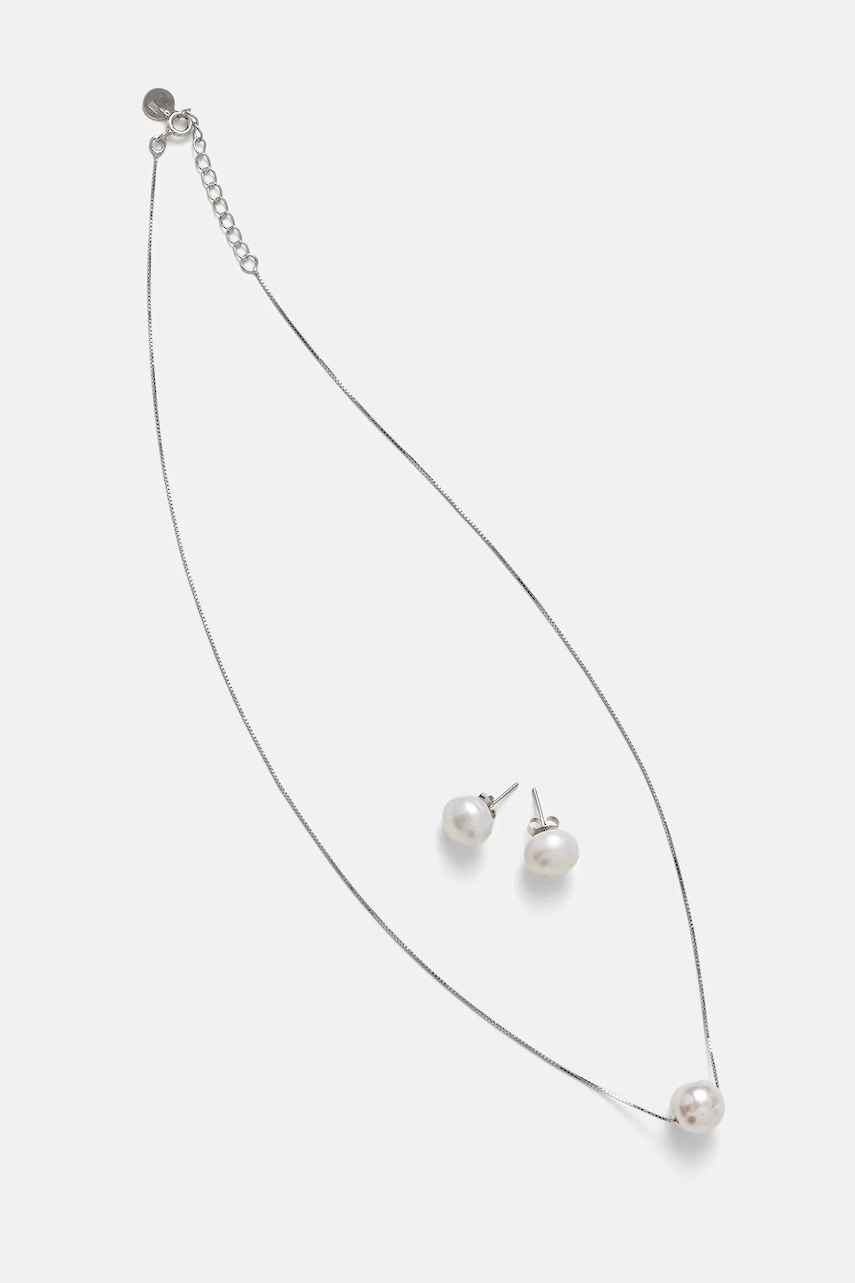 Stříbrný náhrdelník a náušnice Answear.LAB