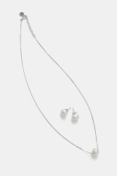 Stříbrný náhrdelník a náušnice Answear.LAB