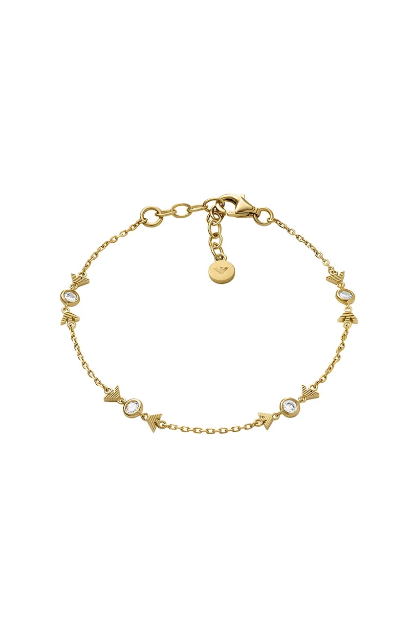 Stříbrný náramek Emporio Armani EAGLE LOGO