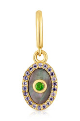 Stříbrný pozlacený přívěsek Tous